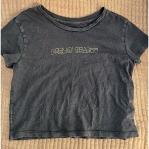 Aerie Feelin' Beachy cropped tee